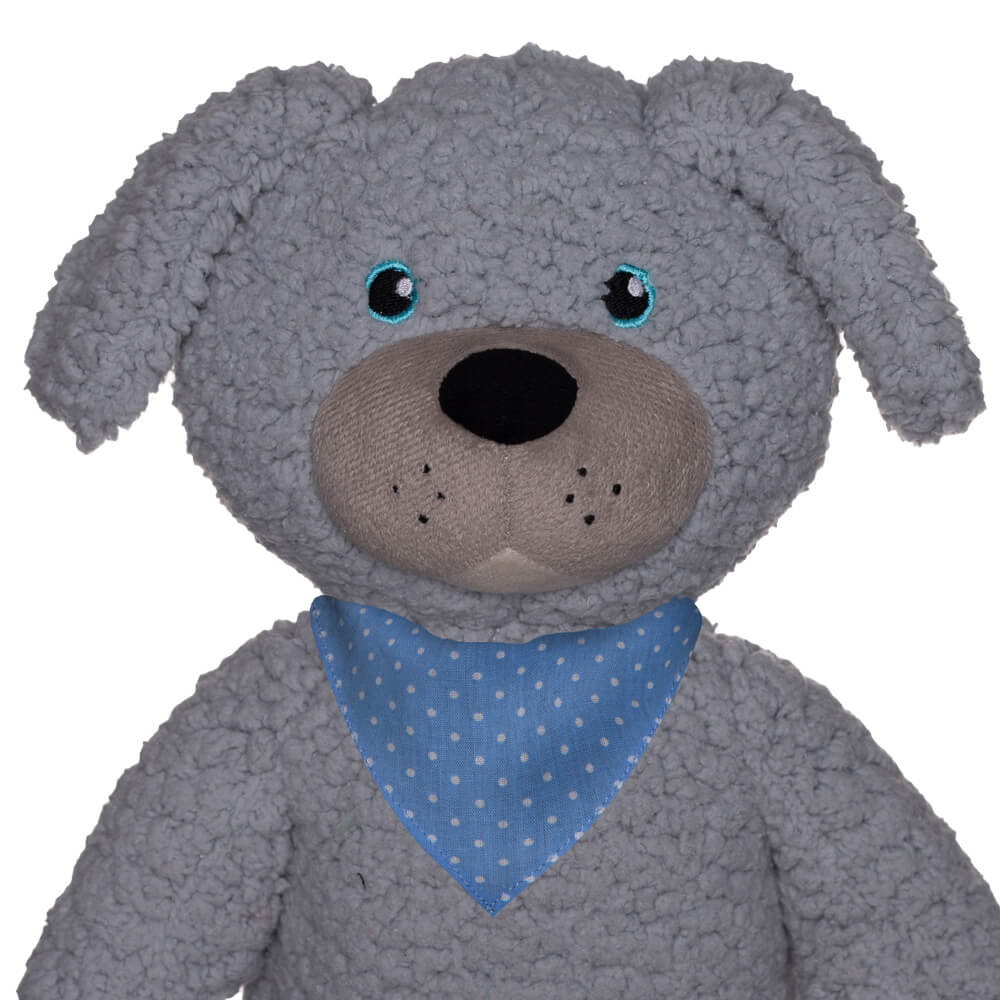 قیمت دستمال گردن عروسک طرح خالدار آبی