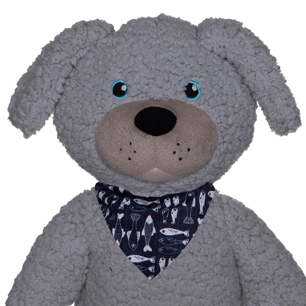 خرید دستمال گردن عروسک طرح ماهی آبی