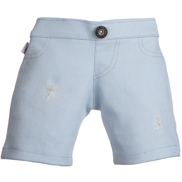 شلوار عروسک جین آبی روشن