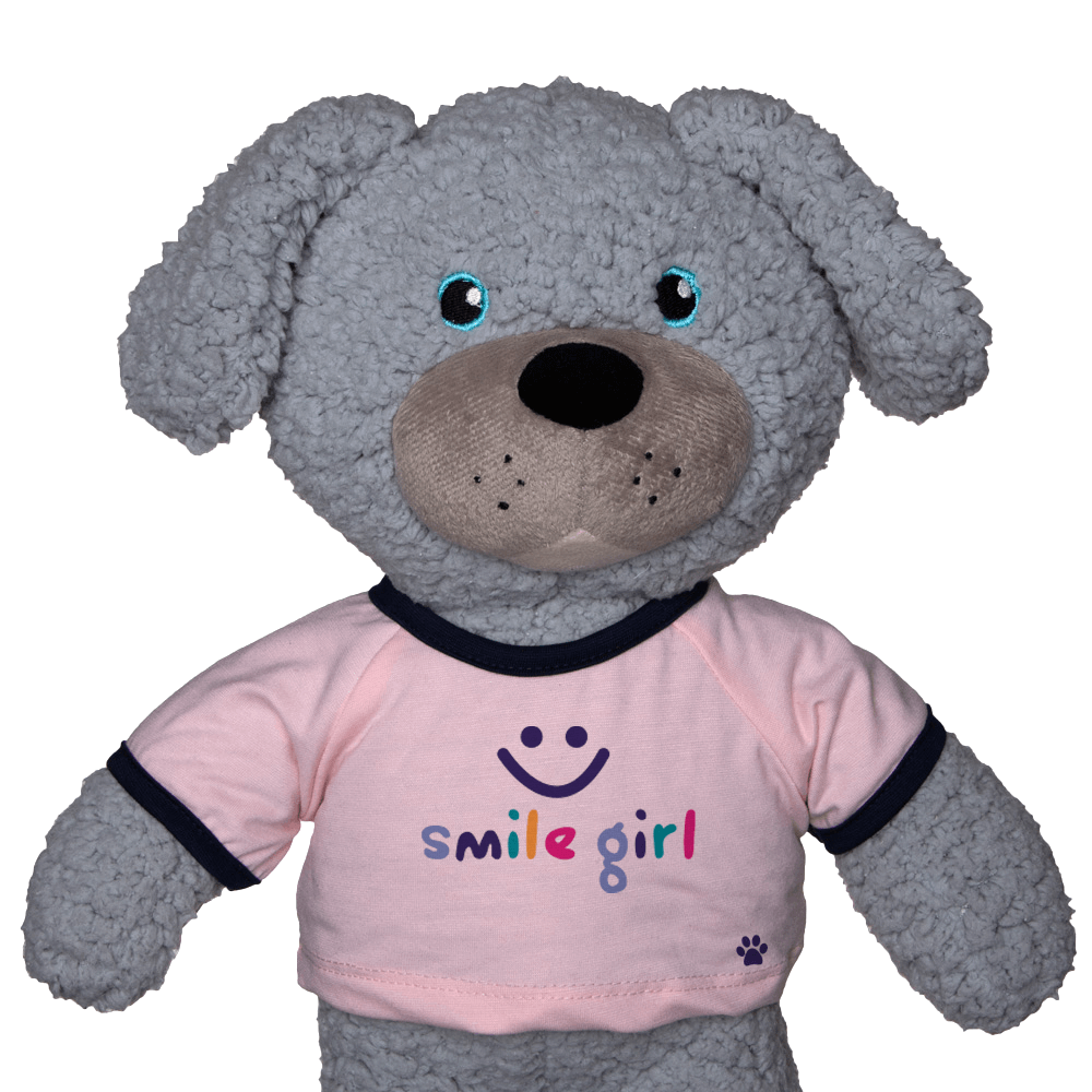 خرید تیشرت صورتی مدل SMILE GIRL