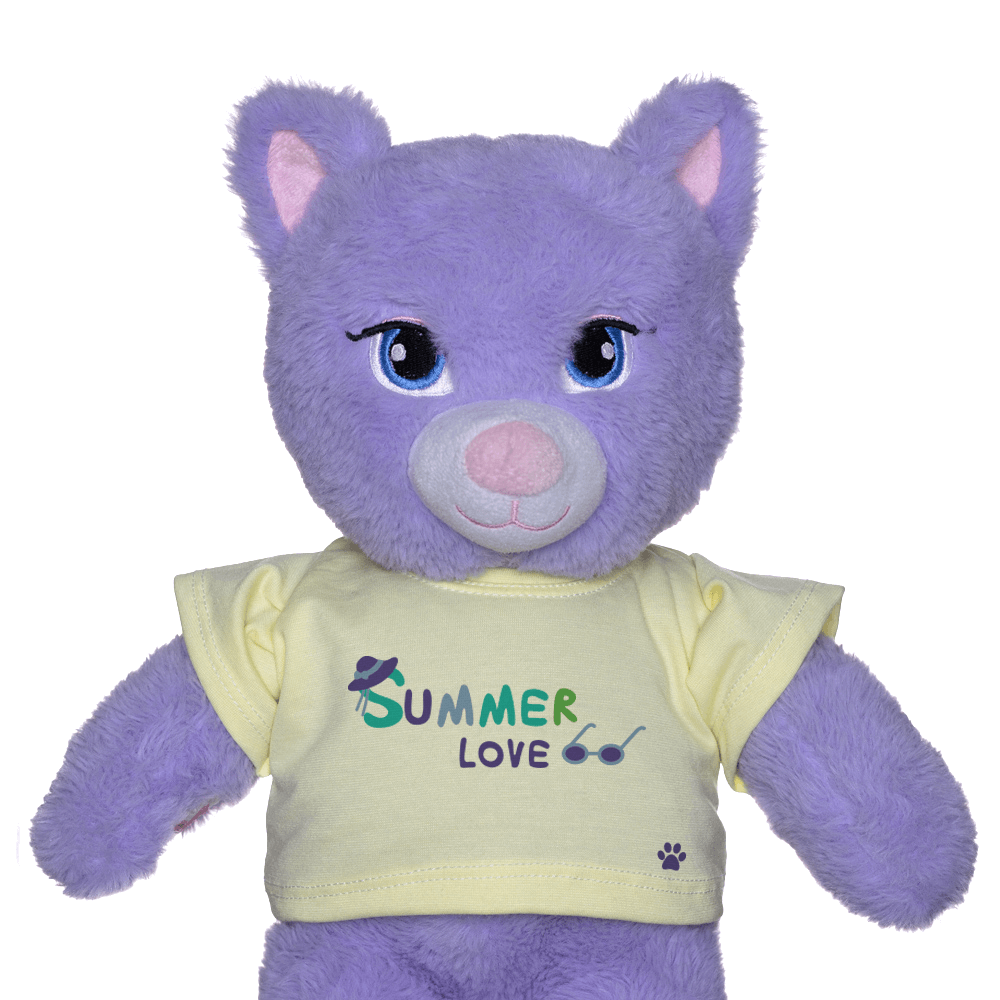 خرید تیشرت دخترونه زرد مدل SUMMER LOVE